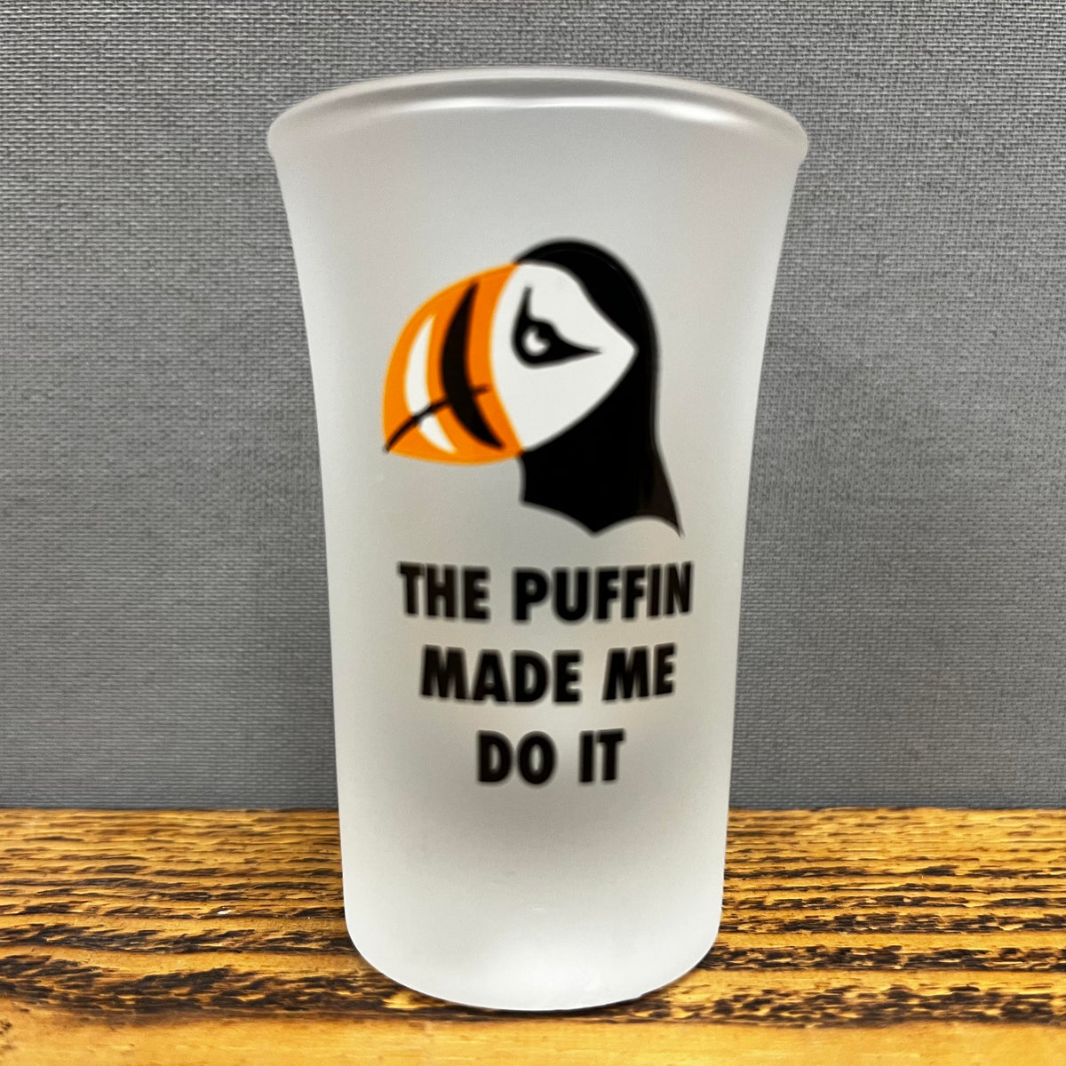 The Puffin Made Me Do It Shot Glass 12 pcs – bolasmidjan