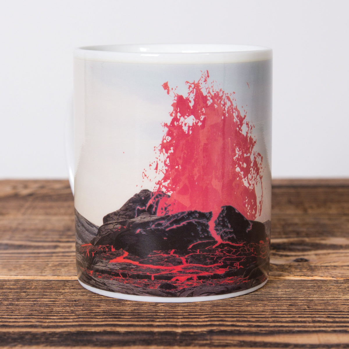 Volcano Eruption - Heat Change Mug - White - 6/24 pcs – bolasmidjan